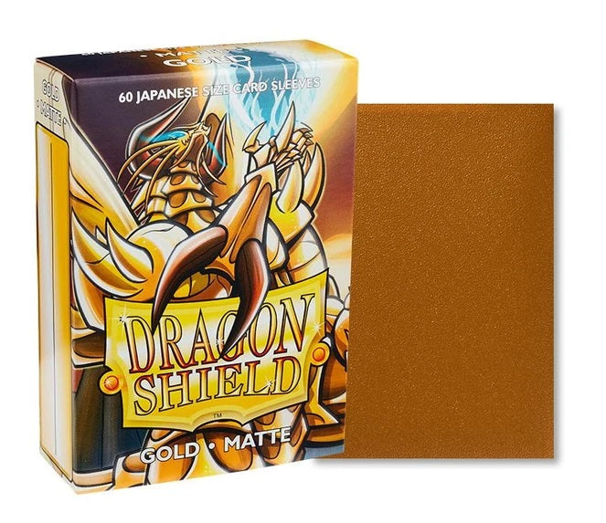 Dragon Shield Japanese Sleeves Matte Gold (60Stk/Packung)